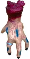 Partychimp Bewegende Afgehakte Hand  Met Geluid Halloween Decoratie Halloween Versiering - 20 cm