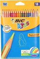 BIC Kids Tropicolors, 18 stuks