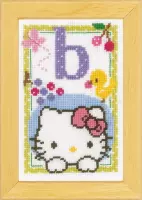 Miniatuur kit Hello Kitty Alfabet B - Vervaco - PN-0149005