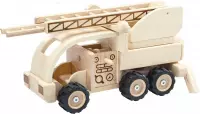 Plan Toys houten brandweerwagen - speciale editie