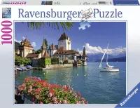 Ravensburger puzzel Aan het meer Thun, Bern - Legpuzzel - 1000 stukjes