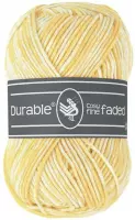 Durable Cosy fine faded Light yellow (309) - acryl en katoen garen tie-dye - 1 bol van 50 gram