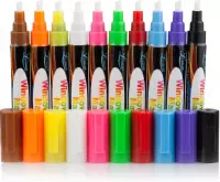 Krijtstiften - Raamstiften - Krijtmarkers - Raamtekenstiften - Krijt- Glasstiften - Porseleinstiften - Set van 10 Stiften