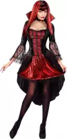 Widmann - Vampier & Dracula Kostuum - Vampier Vastate Dame - Vrouw - rood,zwart - Medium - Carnavalskleding - Verkleedkleding