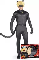 VIVING COSTUMES / JUINSA - Miraculous zwarte kat kostuum voor volwassenen - Small