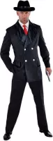 Magic By Freddy Verkleedpak Gangster Heren Zwart Polyester Mt Xs