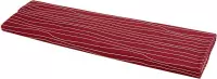 Stof, rood/wit, B: 145 cm, 140 gr, 10 m/ 1 rol