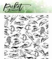 Collage of Birds Clear Stamps (BB-122)