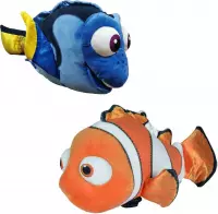 Finding Dory Voordeelset - Nemo en Dory - Knuffel Vis (17 cm)