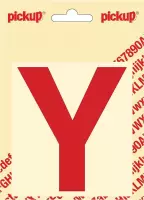 Pickup plakletter Helvetica 100 mm - rood Y