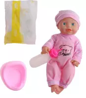 Jonotoys Babypop Lucky Doll 30 Cm Met Geluid & Accessoires