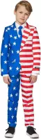 Suitmeister USA Flag - Jongens Kostuum - Amerika - Gekleurd - Maat XL