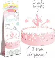 ScrapCooking Cake Wrapper & Topper - Eenhoorn