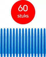 Dragon Darts - darts shafts - 20 sets (60 stuks) - medium - blauw - dart shafts - shafts