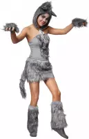 dressforfun - Hete wolfsdame S - verkleedkleding kostuum halloween verkleden feestkleding carnavalskleding carnaval feestkledij partykleding - 302491