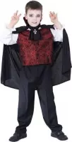 Witbaard Verkleedpak Vampier Polyester Zwart/rood/wit Mt 140-152