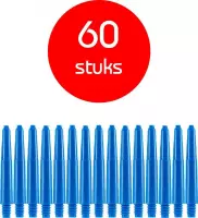 Dragon Darts - darts shafts - 20 sets (60 stuks) - short - blauw - dart shafts - shafts