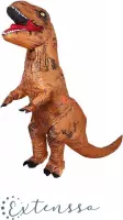 T-rex kostuum | voor volwassenen| T-Rek | Dino |  2.40 cm hoog | Opblaasbaar|one size | Verkleedkleding voor Volwassenen|  carnaval || Dino pak | Dinosaurus Jurassic World™ |Trex |