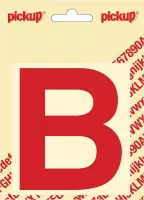 Pickup plakletter Helvetica 100 mm - rood B