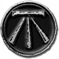 Eluveitie Pin Symbol Zwart/Zilverkleurig