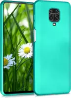 kwmobile telefoonhoesje voor Xiaomi Redmi Note 9S / 9 Pro / 9 Pro Max - Hoesje voor smartphone - Back cover in metallic turquoise