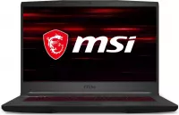 MSI Gaming GF65 10SDR-458 Thin Notebook 39,6 cm (15.6") Full HD Intel Core i7 8 GB DDR4-SDRAM 512 GB SSD NVIDIA® GeForce® GTX 1660 Ti Wi-Fi 6 (802.11ax) Windows 10 Home Zwart