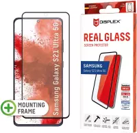 Displex Screenprotector Real Glass Fingerprint Sensor voor de Samsung Galaxy S21 Ultra
