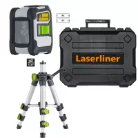 Laserliner CompactCross-Laser Pro Kruislijnlaser incl. statief in koffer - 2 lijnen - Groen - 40m - Bluetooth