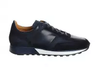 Magnanni 23933 Lage sneakers - Leren Sneaker - Heren - Blauw - Maat 42