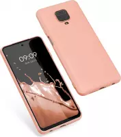 kwmobile telefoonhoesje voor Xiaomi Redmi Note 9S / 9 Pro / 9 Pro Max - Hoesje voor smartphone - Back cover in roze grapefruit