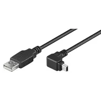 Goobay 1.8m USB Cable USB-kabel 1,8 m USB A Mini-USB B Zwart