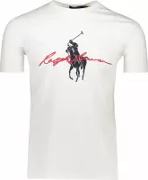 Polo Ralph Lauren  T-shirt Wit Normaal - Maat L - Heren - Lente/Zomer Collectie - Katoen