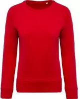 Kariban Dames/dames Organic Raglan Sweatshirt (Rood)