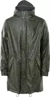 Rains Long Quilted Parka Unisex - Oil Camo - Maat XL