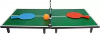 MikaMax Mini Ping Pong Tafel – Mini Tafeltennistafel – Complete Set - 90 x 40 cm