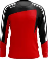Masita | Forza Dames & Heren Sweater - Mouw met Duimgaten - RED/BLACK - 164
