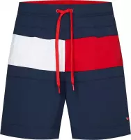 Tommy Hilfiger Medium Drawstring  Sportzwembroek - Maat M  - Mannen - navy/wit/rood