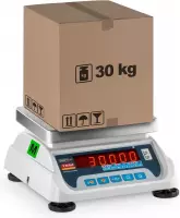 TEM Tafelweegschaal - gekalibreerd - 15 kg / 5g - 30 kg / 10 g - LED