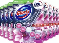 Glorix Power 5+ Wc Blok - Pink Magnolia - 9 stuks - Voordeelverpakking