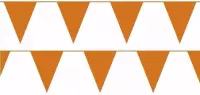 Oranje Koningsdag / WK / EK voetbal vlaggenlijn slinger 10 meter