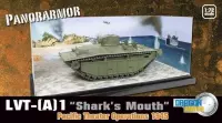 The 1:72 ModelKit of a LVT-(A)1 Shark Mouth Pacific Theater Operations 1945.

Fully assembled model

The manufacturer of the kit is Dragon Armor.This kit is only online availab