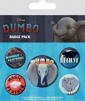 Disney: Dumbo Movie - The Flying Elephant Badge Pack