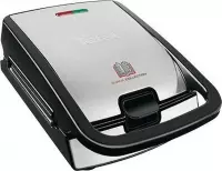 Tefal SW852D Snack Collection Wafelijzer Zwart/RVS
