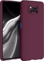 kwmobile telefoonhoesje voor Xiaomi Poco X3 NFC / Poco X3 Pro - Hoesje voor smartphone - Back cover in bordeaux-violet