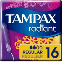 Tampax Radiant Regular met Inbrenghuls - 16 Tampons