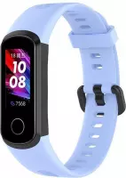 Horlogebandje Geschikt voor Huawei Band 4  - Sky Blauw - Siliconen - Horlogebandje - Polsbandje - Bandjes.nu - Polsband