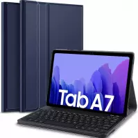 Samsung Galaxy Tab A7 (10.4-Inch, SM-T500/T505/T505N/T507) Bluetooth Keyboard Case Toetsenbord hoes - Blauw
