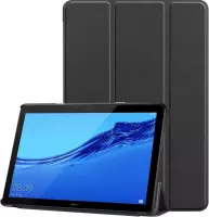 Cazy Huawei Mediapad T5 10 hoesje - Smart Tri-Fold Case - zwart