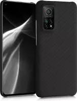 kalibri hoesje voor Xiaomi Mi 10T / Mi 10T Pro - aramidehoes voor smartphone - mat zwart