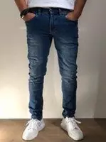 MASKOVICK Heren Jeans Milano stretch SlimFit -  MediumUsed - W34 X L32
